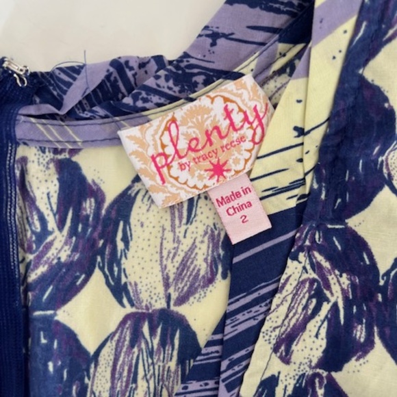 Plenty Tracy Reese Blueberry PatternPeplum Top - Picture 4 of 6